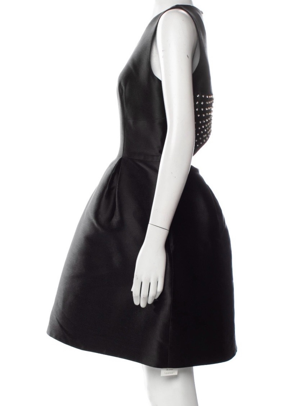 Kate Spade Black Fit & Flare Embellished Bow Cocktail Dress ~ Sz 12 - Picture 6 of 7